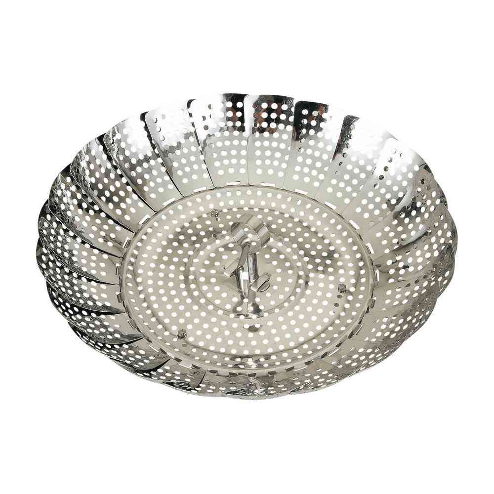 貝印 KK ステンレス 大型フリーサイズ蒸し器 18~28cm用 DH8070 - Image 2