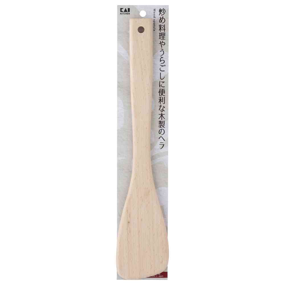貝印 KAI KITCHEN 木ベラ 33cm DH8103 - Image 2