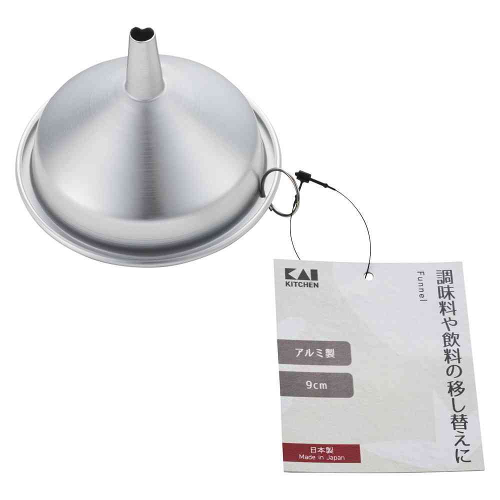 貝印 KK アルミ ロート 9cm DH8118 - Image 2