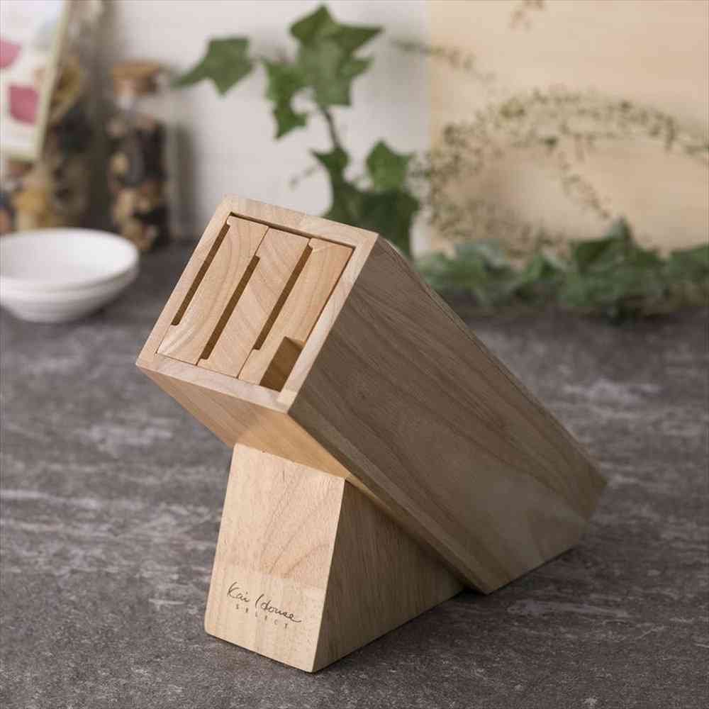 貝印 Kai House Select木製ナイフブロック AP5321 - Image 3