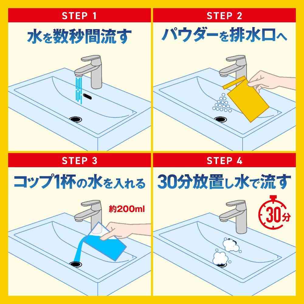 ジョンソン パイプユニッシュ 爆盛り 泡パウダー 50g×2包 - Image 5