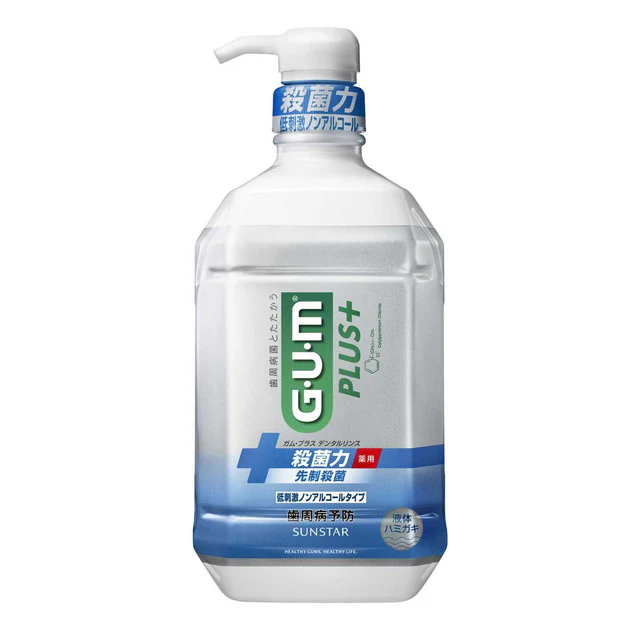サンスター GUM（ガム）プラスデンタルリンス 低刺激タイプ 900ml - Image 2