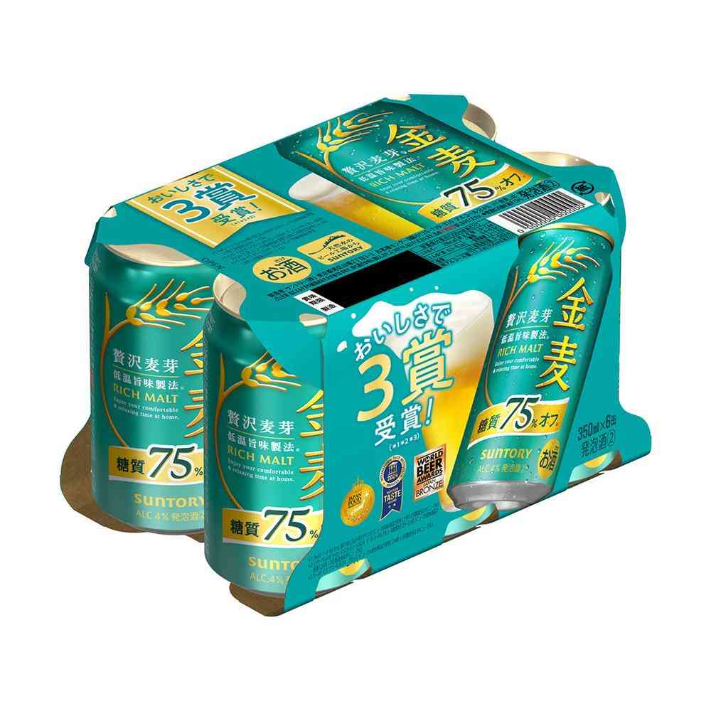 サントリー 金麦 糖質75%オフ 350ml×6本