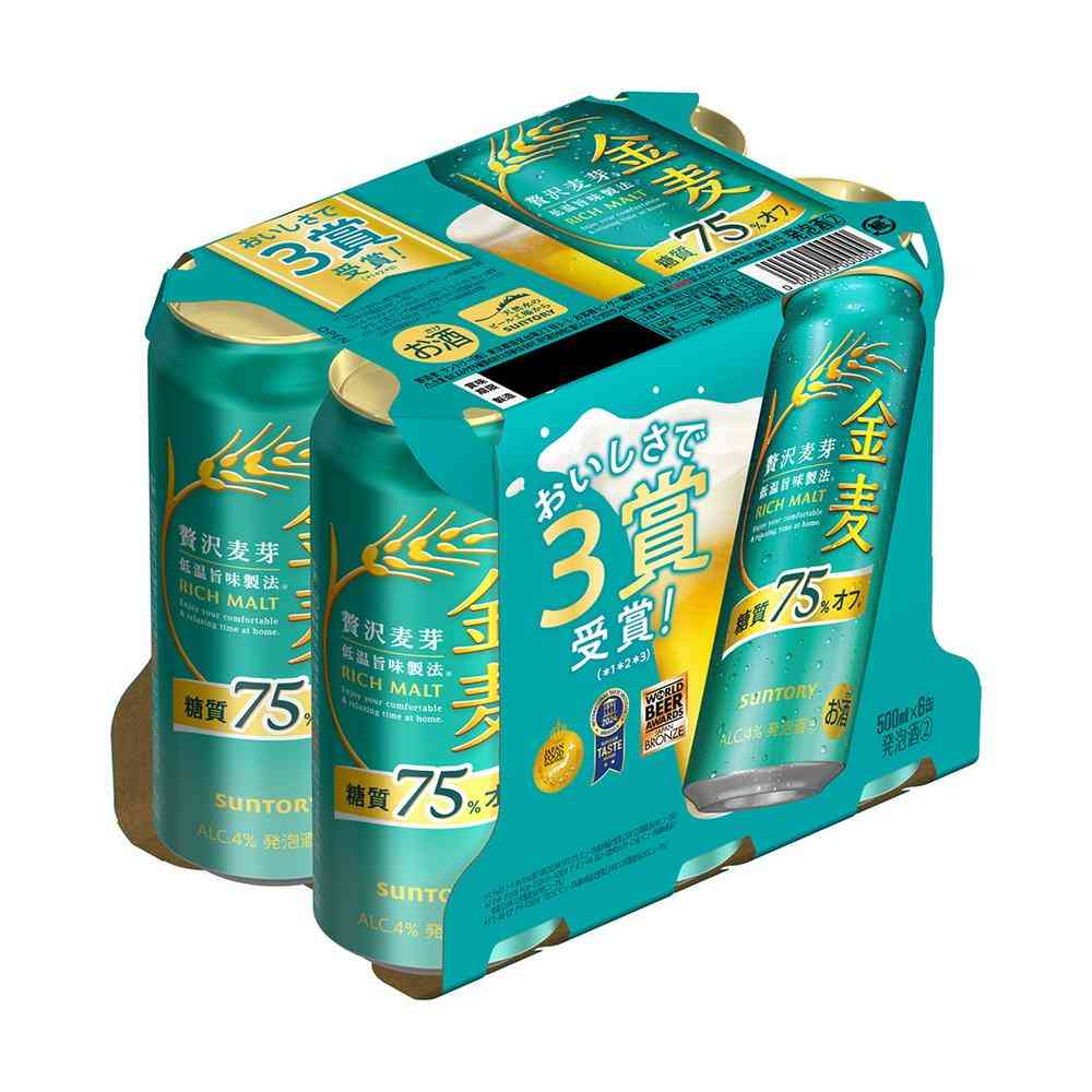 サントリー 金麦 糖質75%オフ 500ml×6本