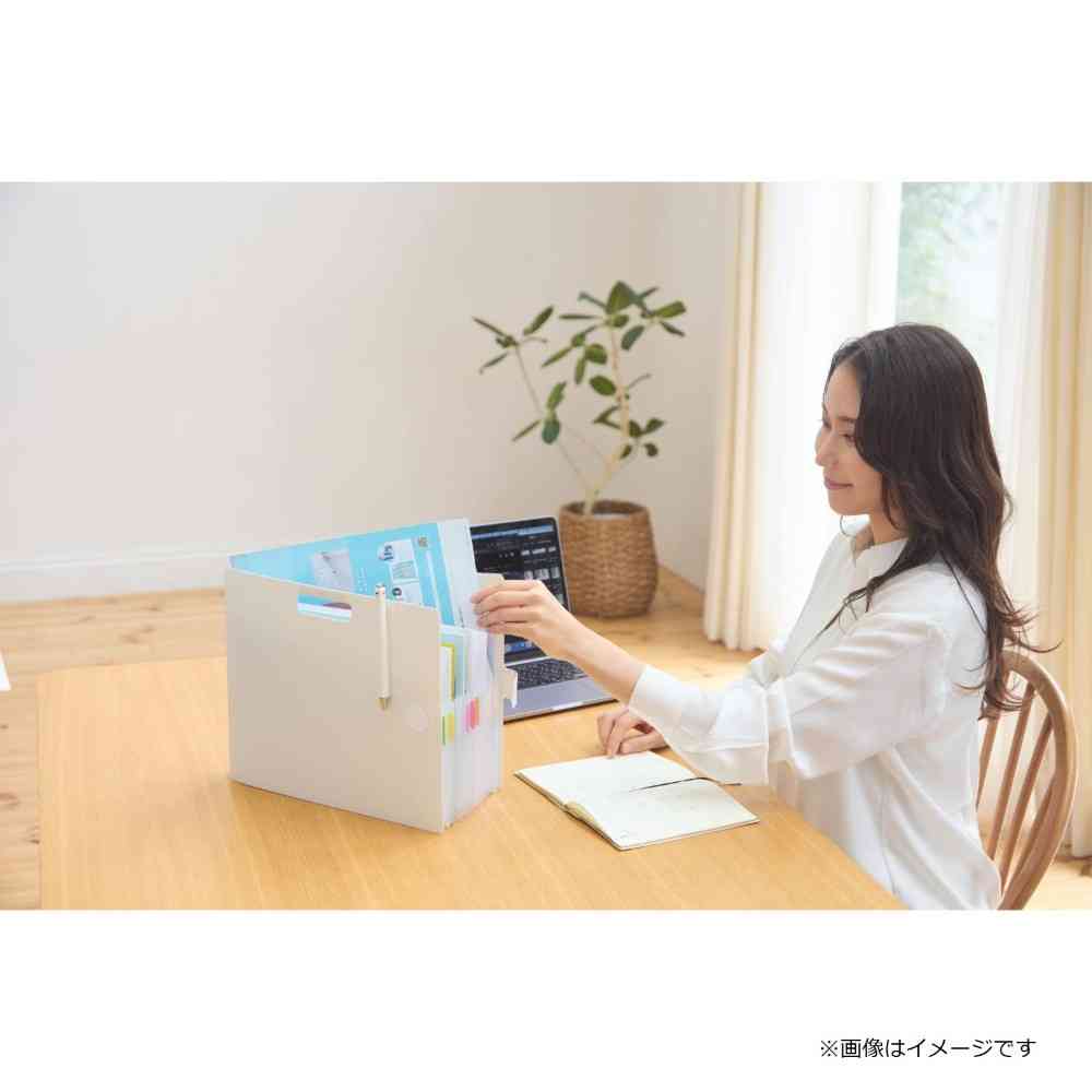 サクラクレパス こまごまファイル ダークグレー A4サイズ - Image 9