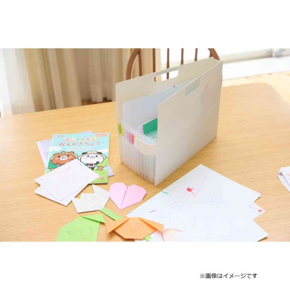 サクラクレパス こまごまファイル ホワイト A4サイズ - Image 8