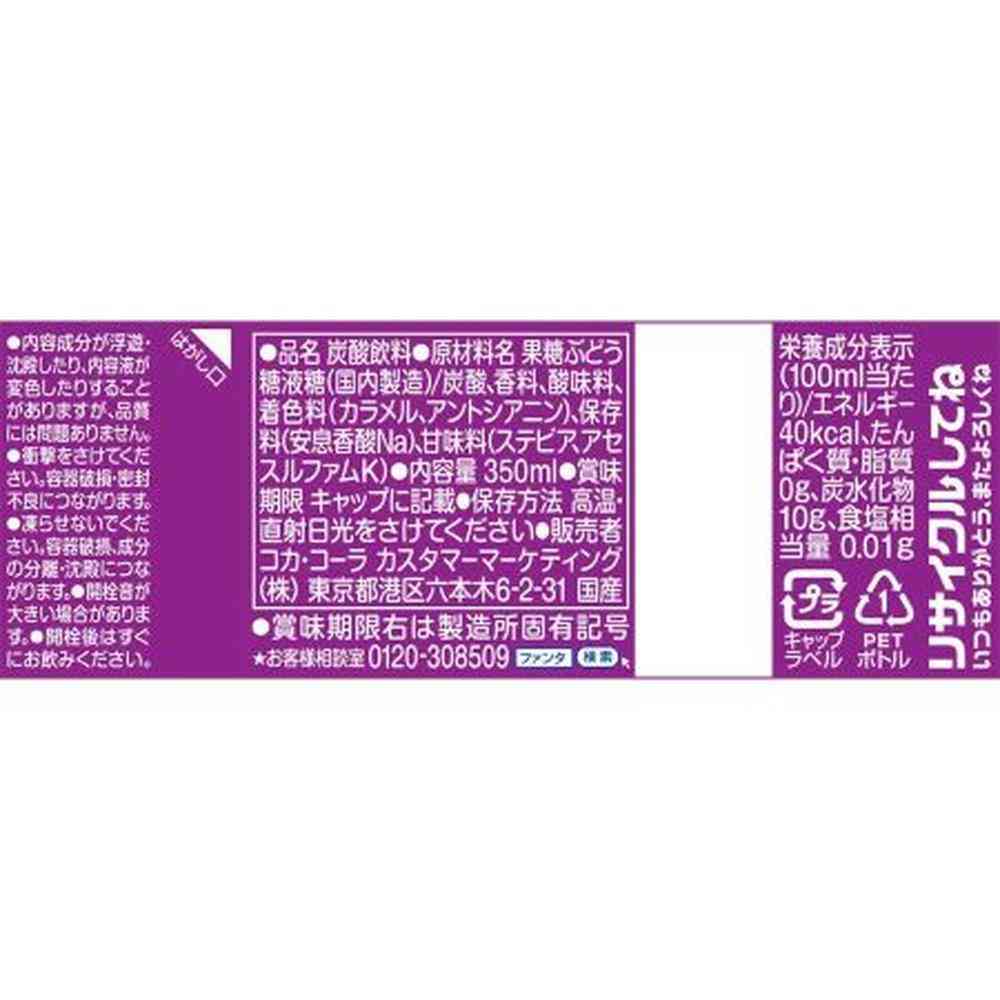 ◆コカ・コーラ ファンタ グレープ 350ml - Image 2