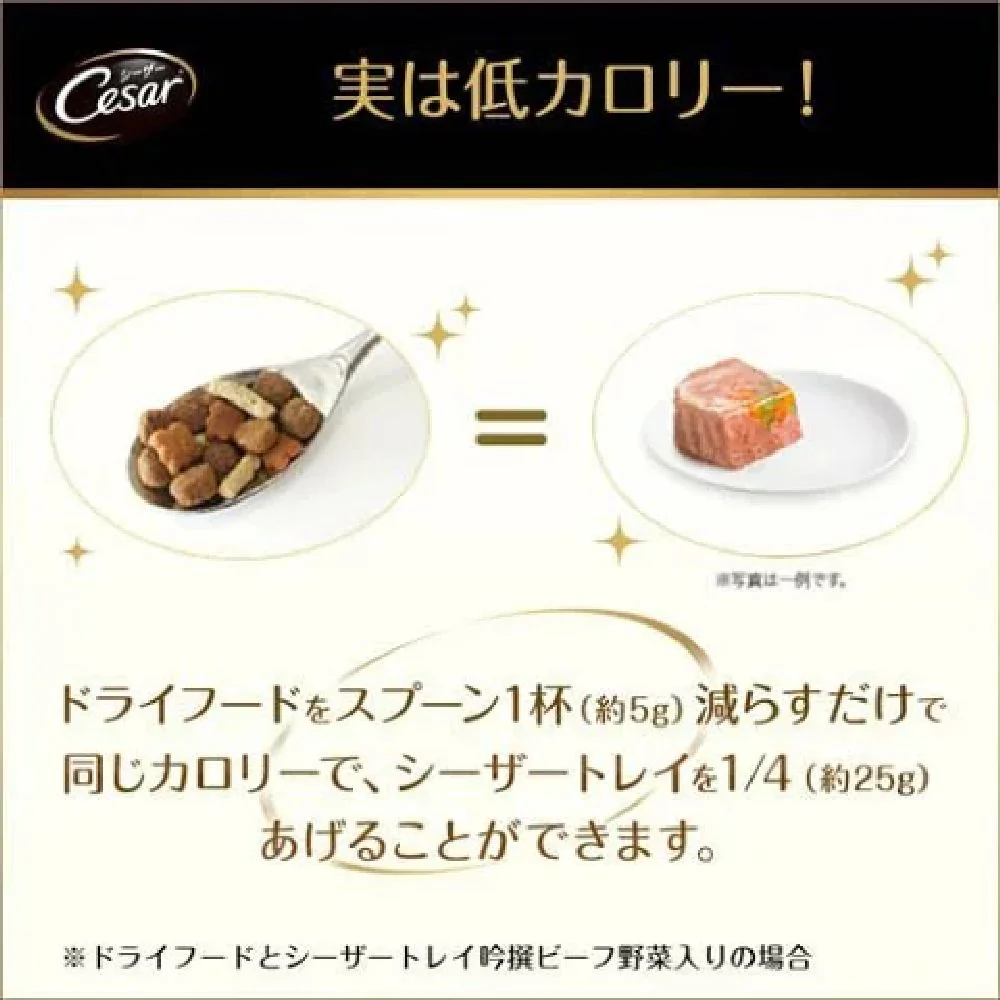 マース シーザー 子いぬ用 ビーフ にんじん・たまご入り 100g - Image 5