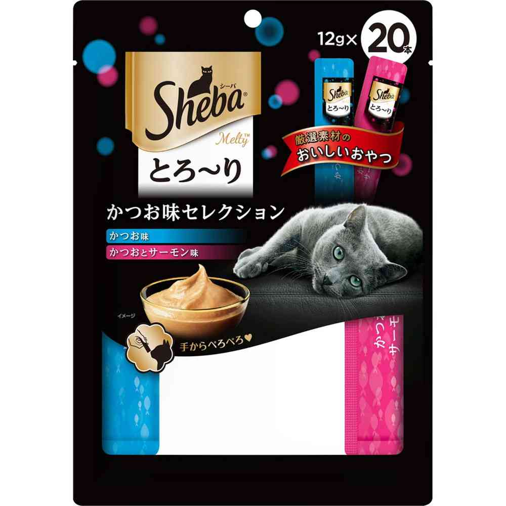 マースジャパンリミテッド シーバ とろ～り メルティ かつお味セレクション 12g×20本 - Image 4