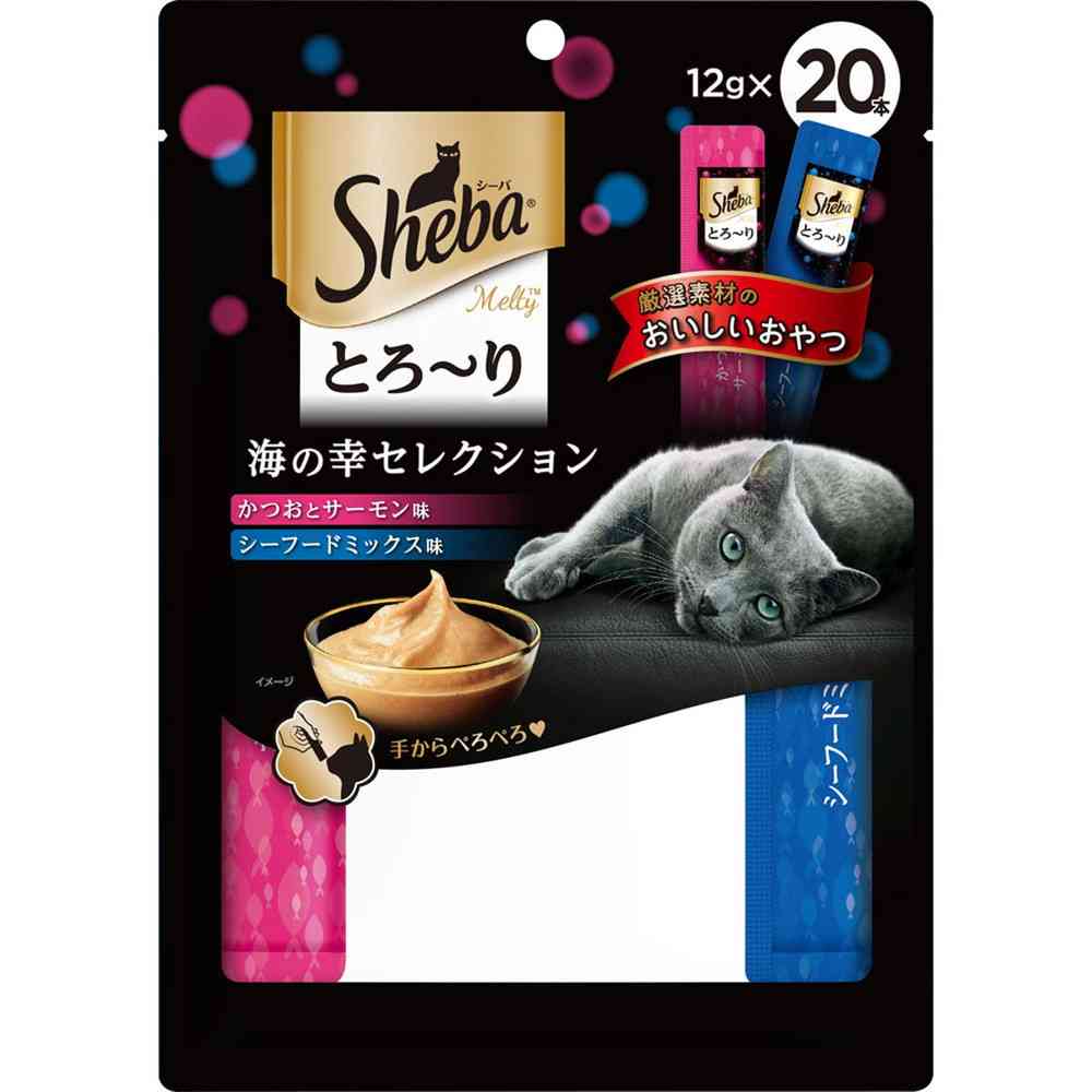 マースジャパンリミテッド シーバ とろ～り メルティ 海の幸セレクション 12g×20本 - Image 4