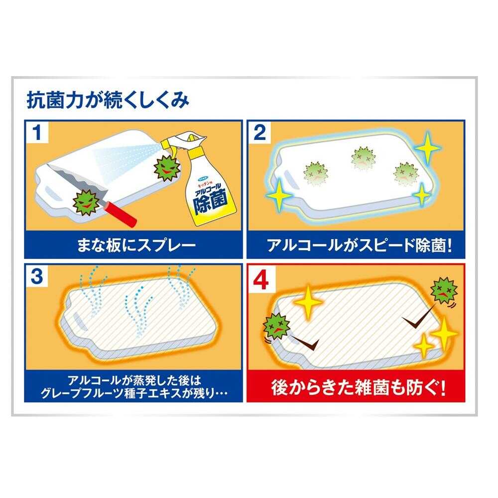 フマキラー  アルコール除菌スプレー  詰め替え  パウチ  （2回分）  720ml - Image 6