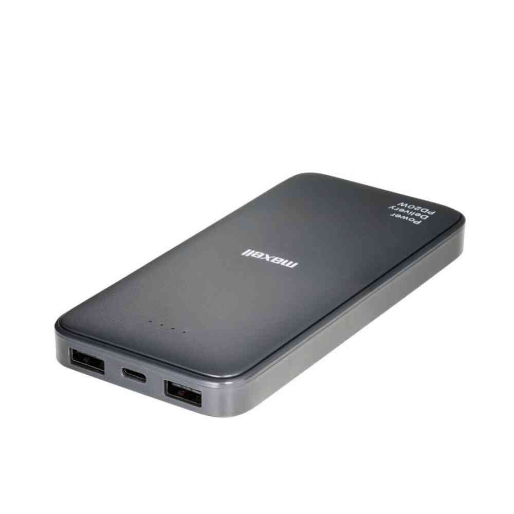 マクセル PD対応 急速充電 USB Type-C対応 モバイル充電バッテリー 10000mAh グレー 1台 - Image 2