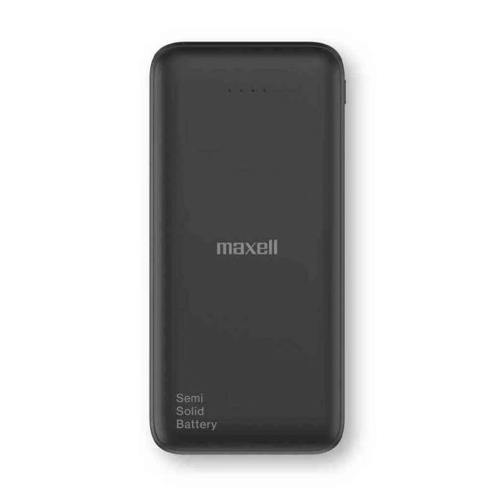 マクセル Maxell モバイルバッテリー 半固体電池 10000mAh ブラック MPC-CSSB10000 1台 - Image 2
