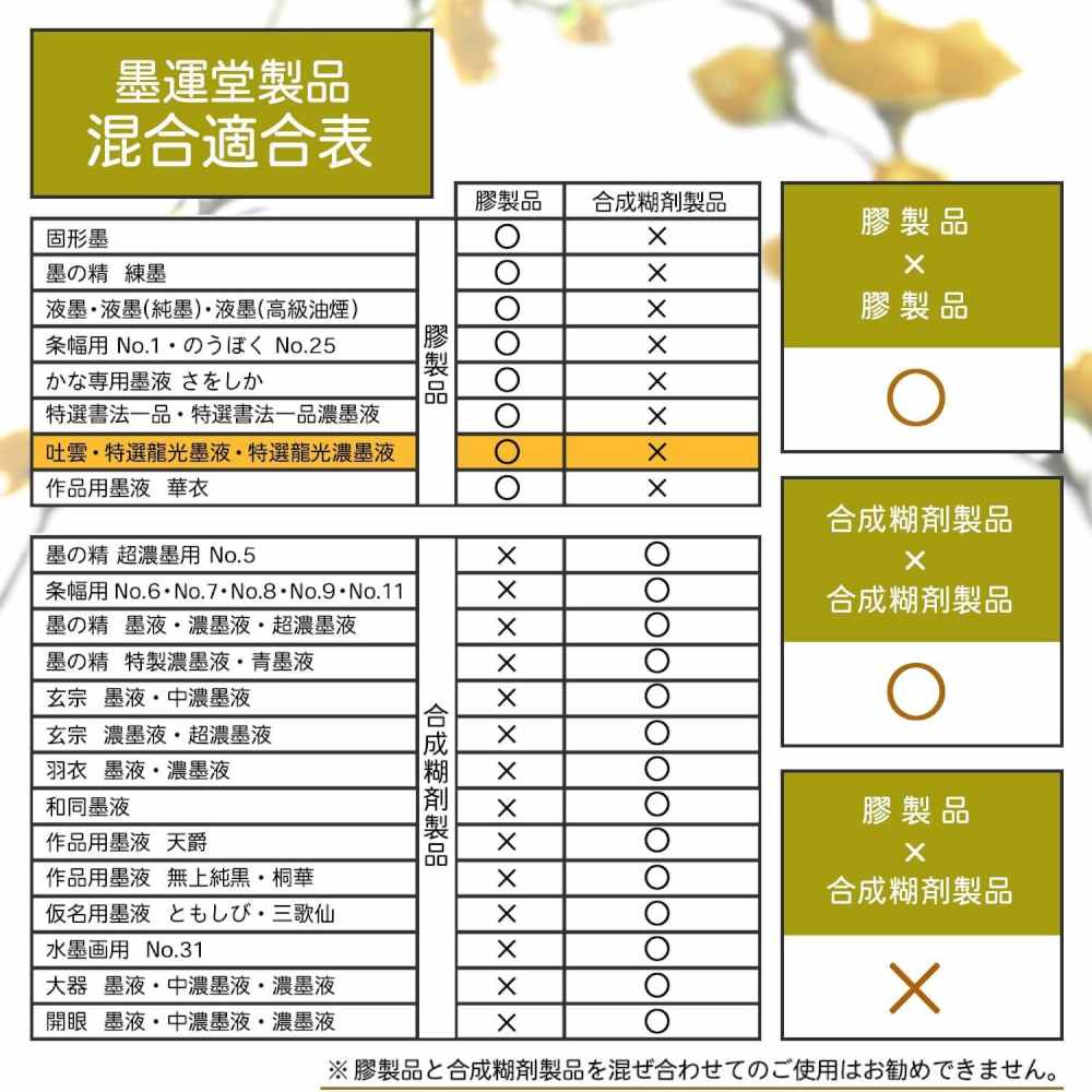 墨運堂特選 龍光濃墨液 500ml 12932 【直送品】 返品・キャンセル・他商品と同時購入は不可 - Image 6