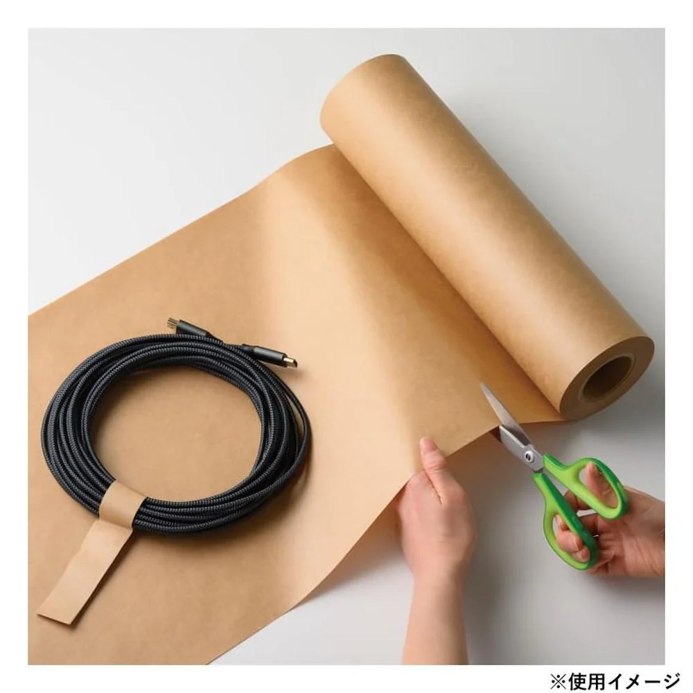ヒサゴ テープのいらない梱包紙 クラフト ロールタイプ KPN001 【直送品】 返品・キャンセル・他商品と同時購入は不可 - Image 4