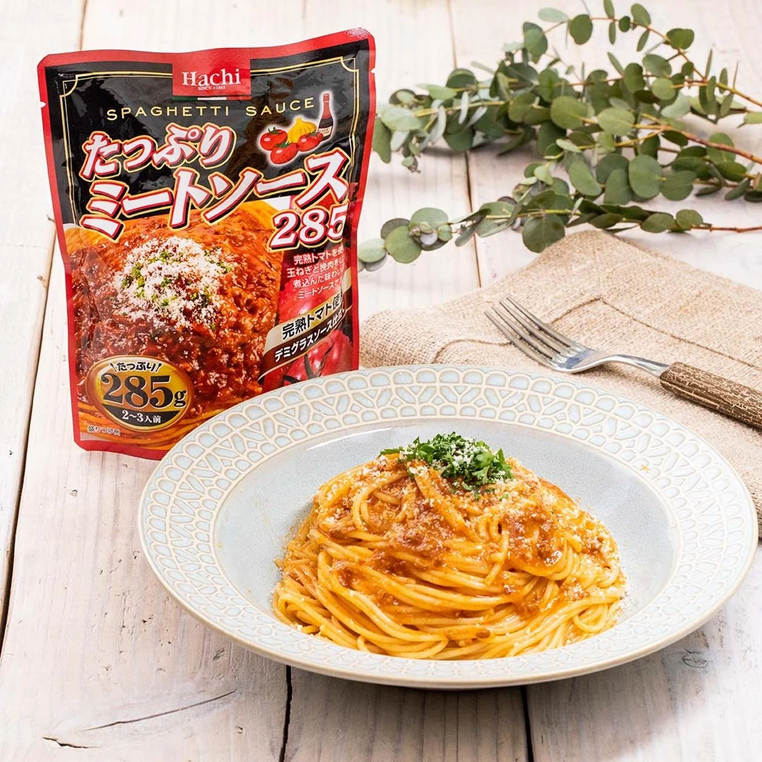 ◆ハチ食品 たっぷりミートソース 285g - Image 2