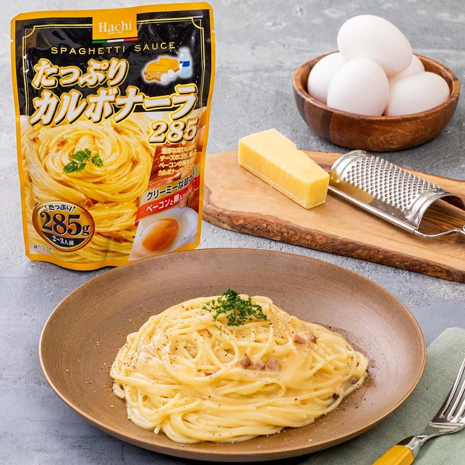 ◆ハチ食品 たっぷりカルボナーラ 285g - Image 4