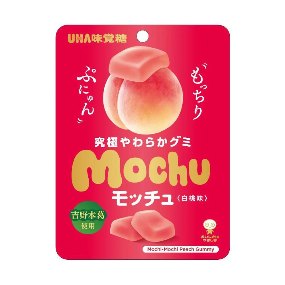 ◆味覚糖 モッチュ 白桃味 45g