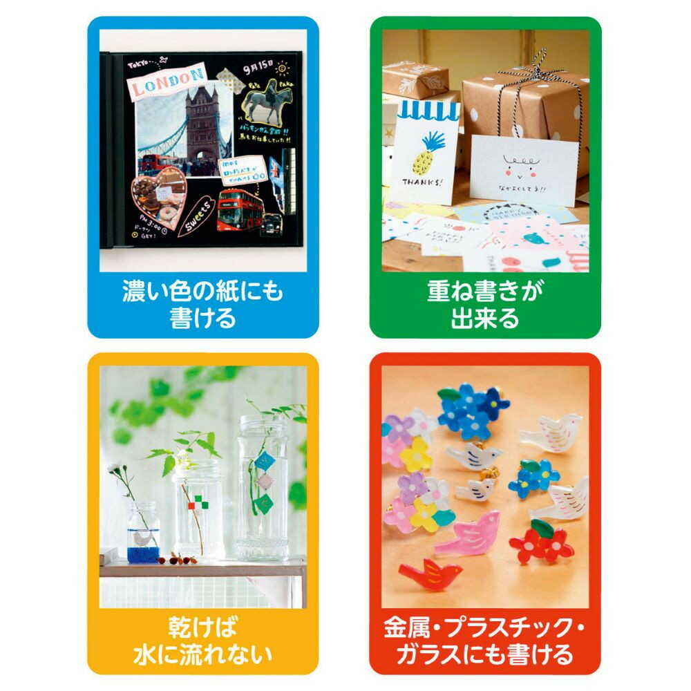 三菱鉛筆 ポスカ 細字 銀 1本 - Image 6