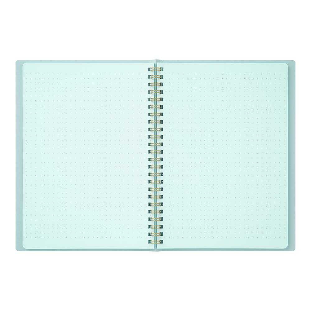 ミドリ リングノート＜A5＞ カラー ドット方眼 青 1冊 - Image 7