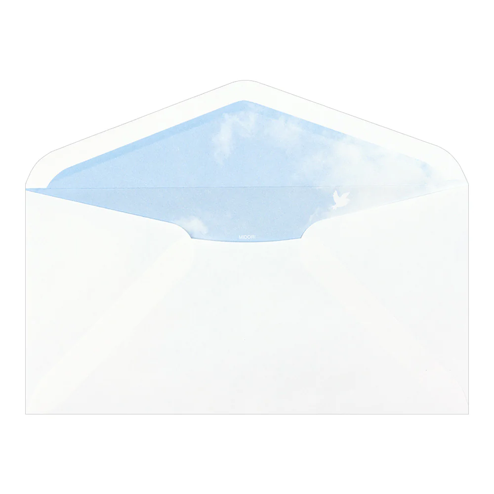 ミドリ 封筒 空色ノキモチ 10枚 - Image 4