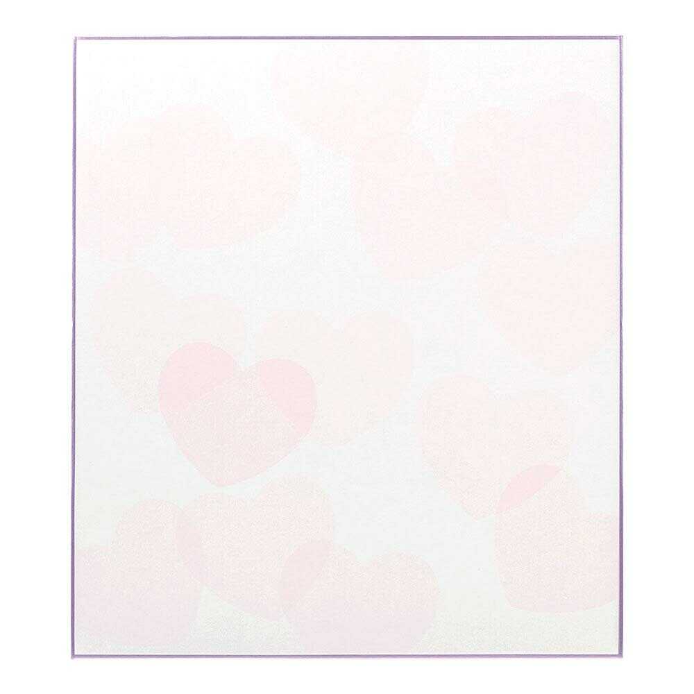 ミドリ カラー色紙 ハート 1枚 - Image 3