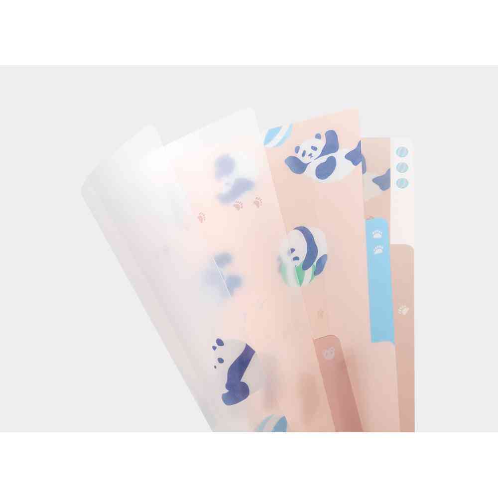 ミドリ 3ポケットクリアホルダー＜A5＞ パンダ柄A 1個 - Image 8