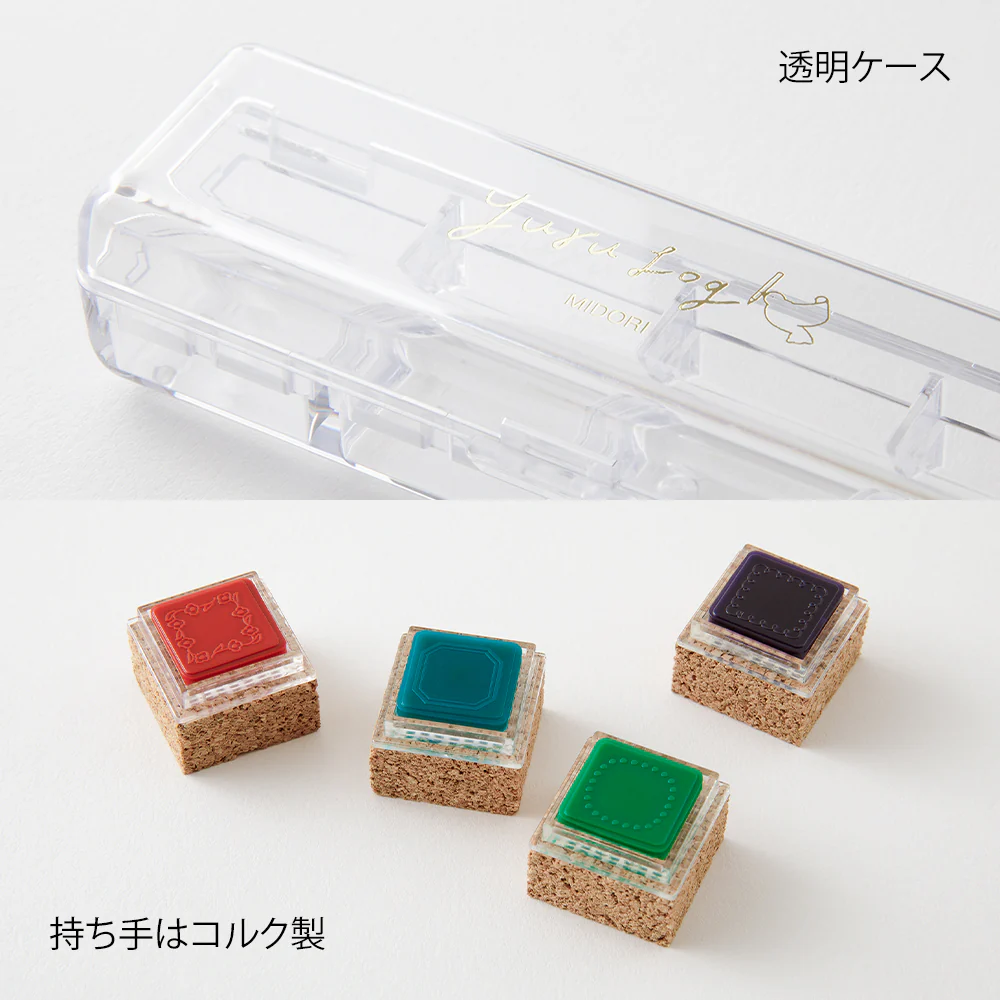 デザインフィル スタンプ 浸透印 ゆるログ フレーム柄 1個 - Image 5