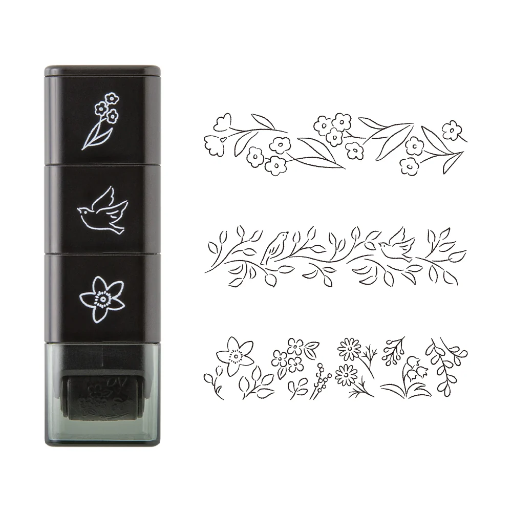 デザインフィル スタンプ ローラー 植物柄 1個 - Image 10