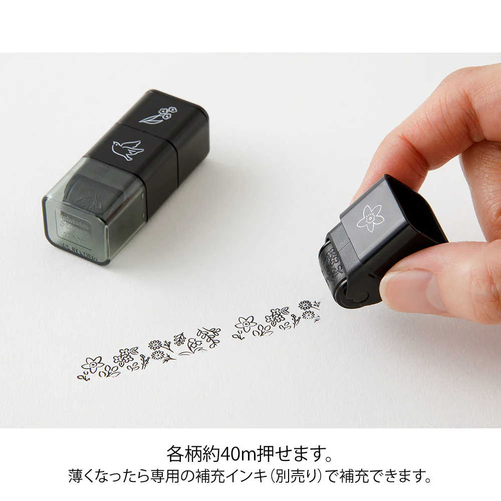 デザインフィル スタンプ ローラー 植物柄 1個 - Image 4