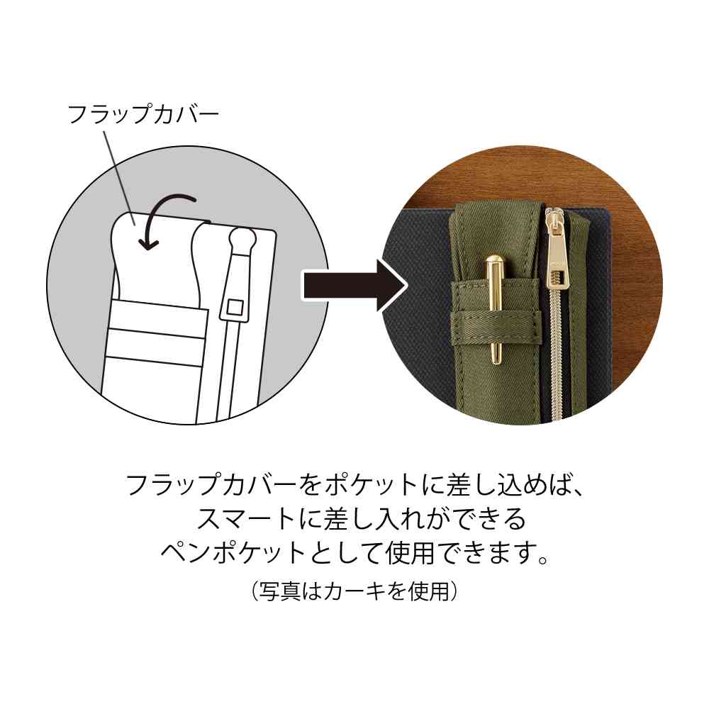 ミドリ ブックバンドペンケース<B6~A5用> ベージュ 1個 - Image 11