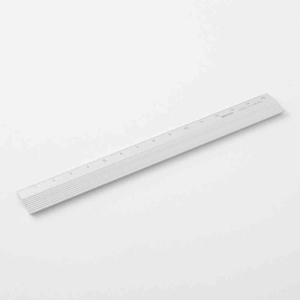 ミドリ アルミ 定規<15cm> シルバー 1個 - Image 8