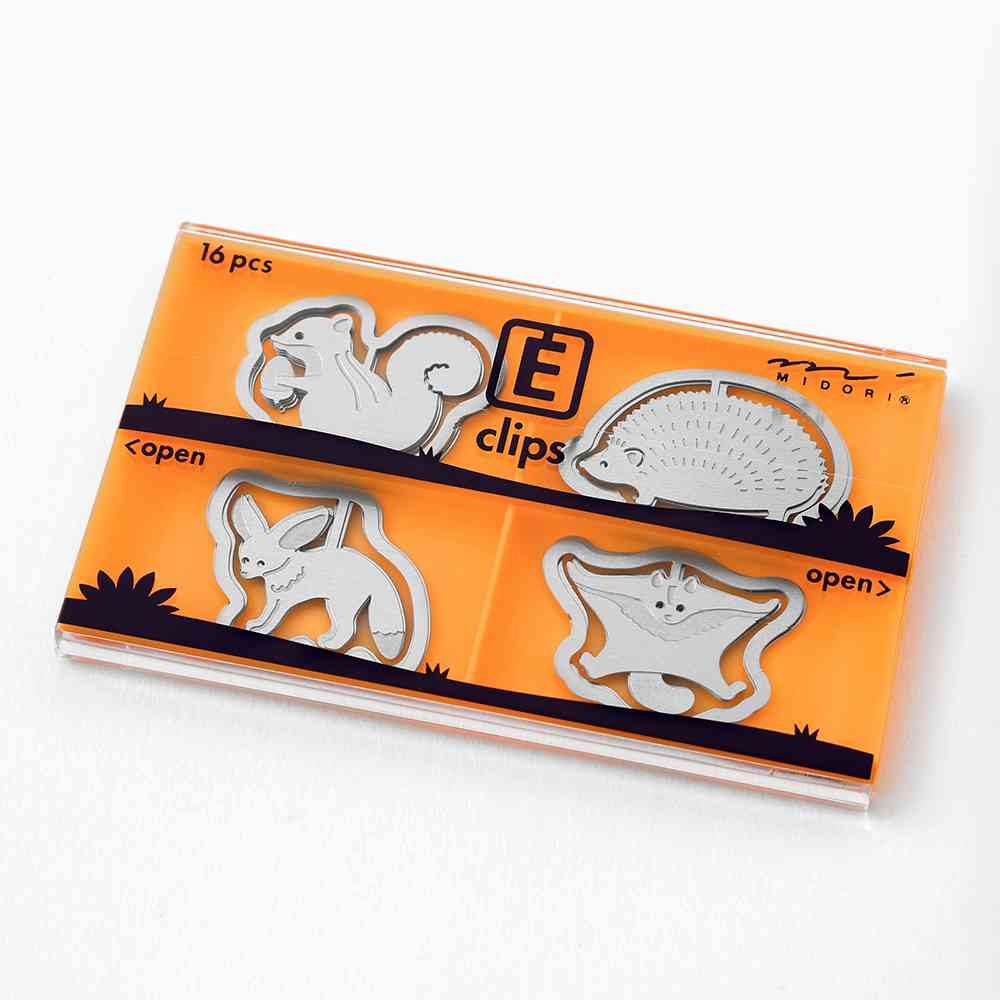 ミドリ エッチングクリップス 小動物柄 16個入 - Image 7
