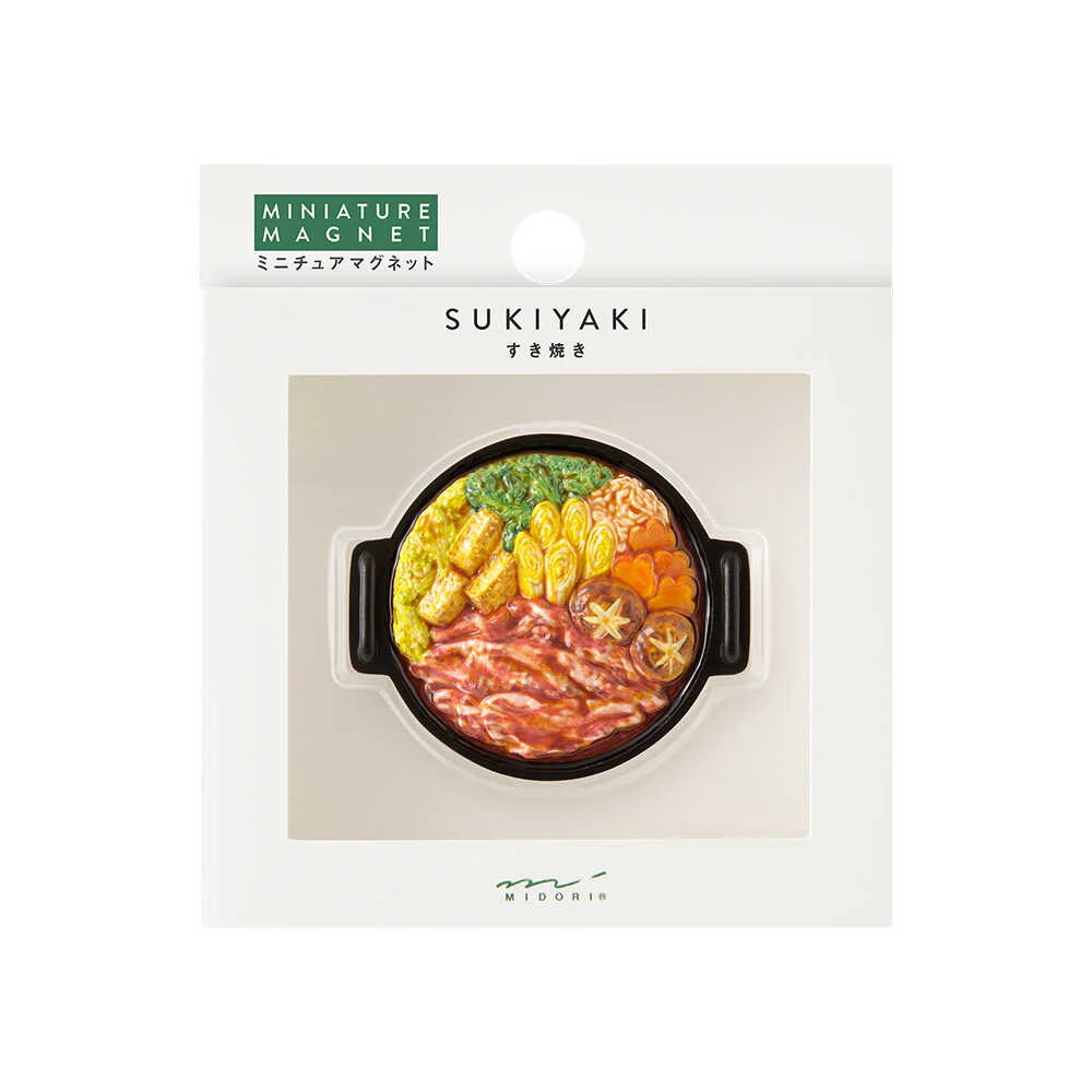 デザインフィル MIDORI マグネット すき焼き柄 1個