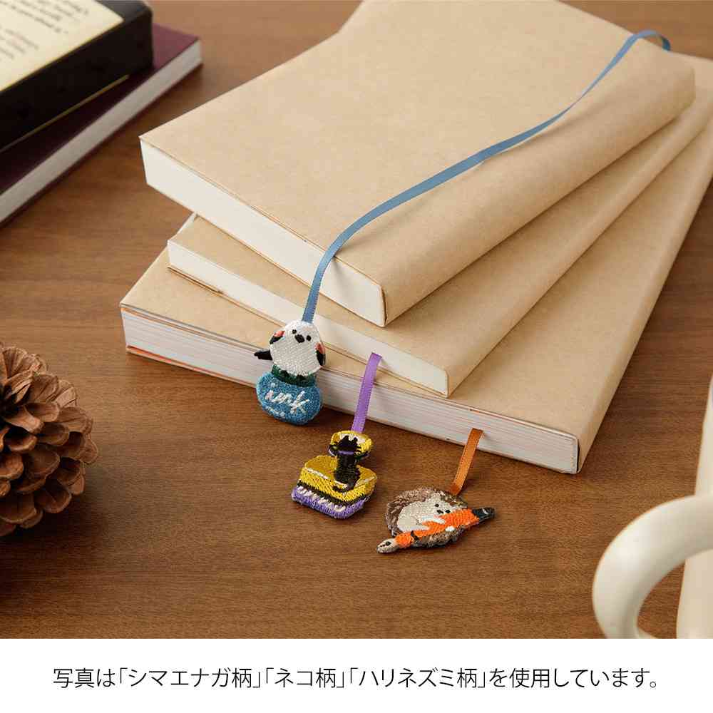 ミドリ ブックマーカー 刺繍 ネコ柄 1個 - Image 12