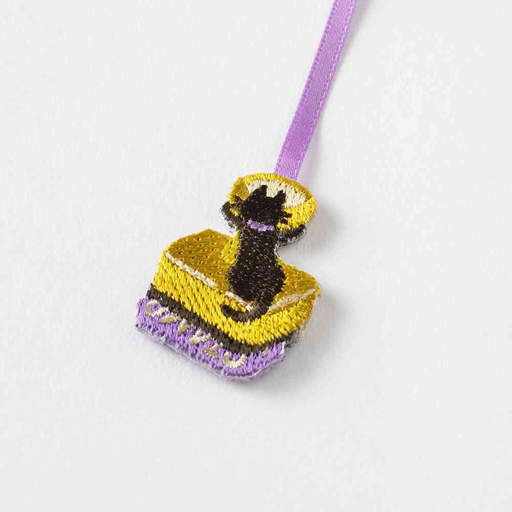 ミドリ ブックマーカー 刺繍 ネコ柄 1個 - Image 8