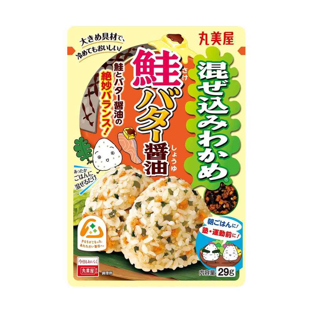 ◆丸美屋 混ぜ込みわかめ 鮭バター醤油 29g