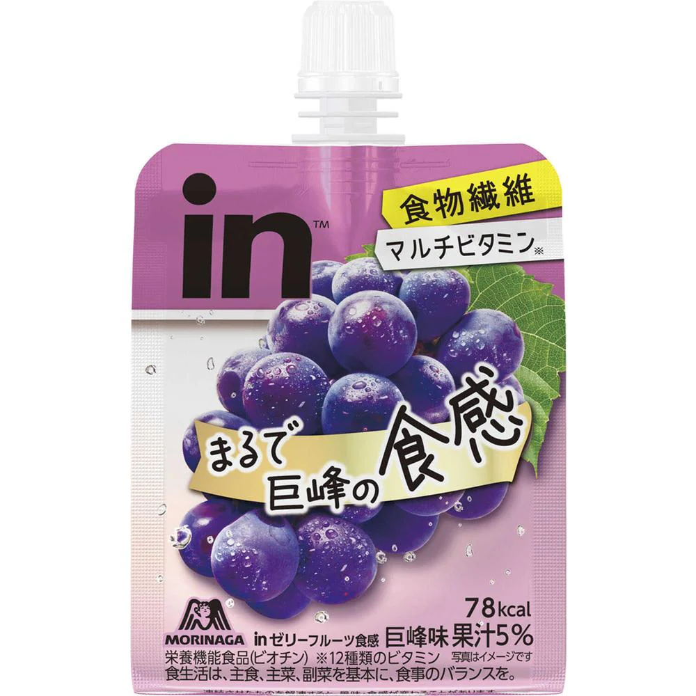◆森永製菓 inゼリー フルーツ食感 巨峰 150g