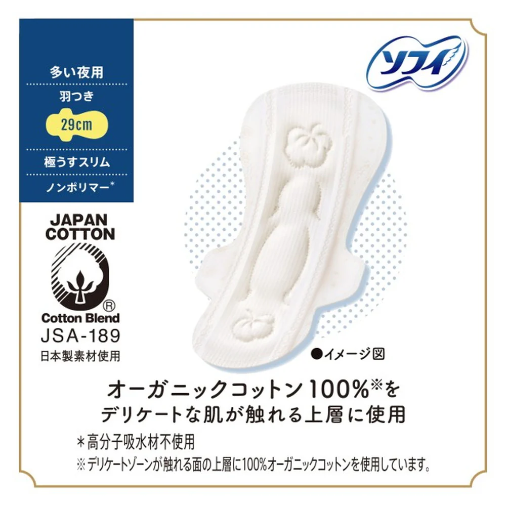 ソフィはだおもいオーガニックスリム290 羽つき 12枚 - Image 8