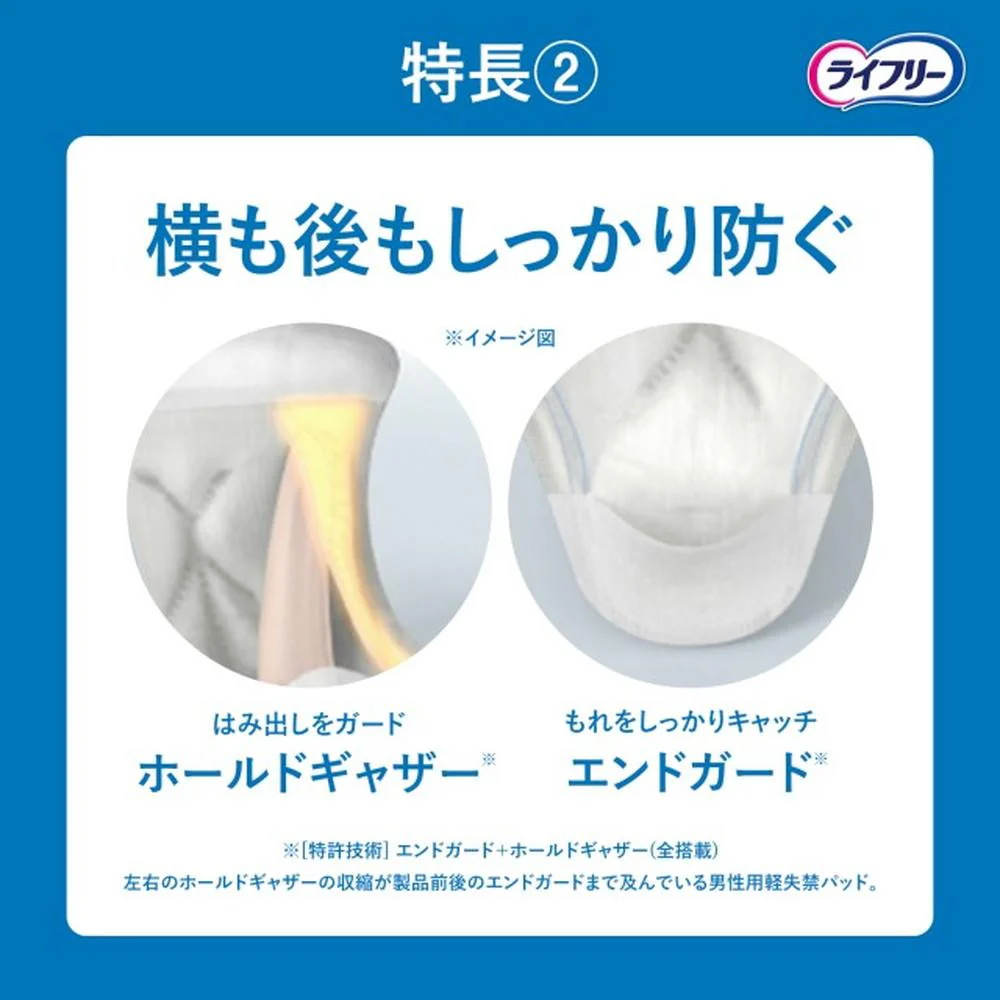 ユニチャーム ライフリー さわやかパッド 男性用 中量徳用80cc 36枚 - Image 10