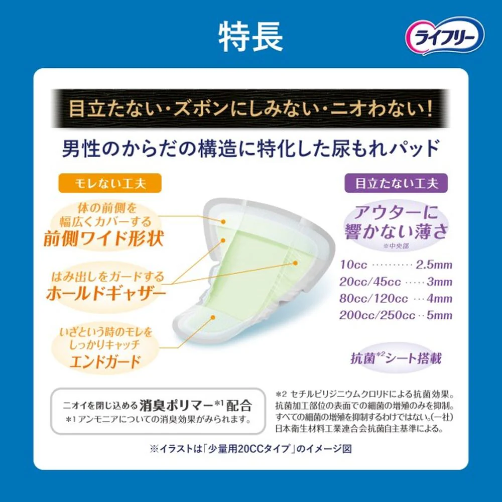ライフリーさわやかパッド男性用多い時でも安心16枚 - Image 12
