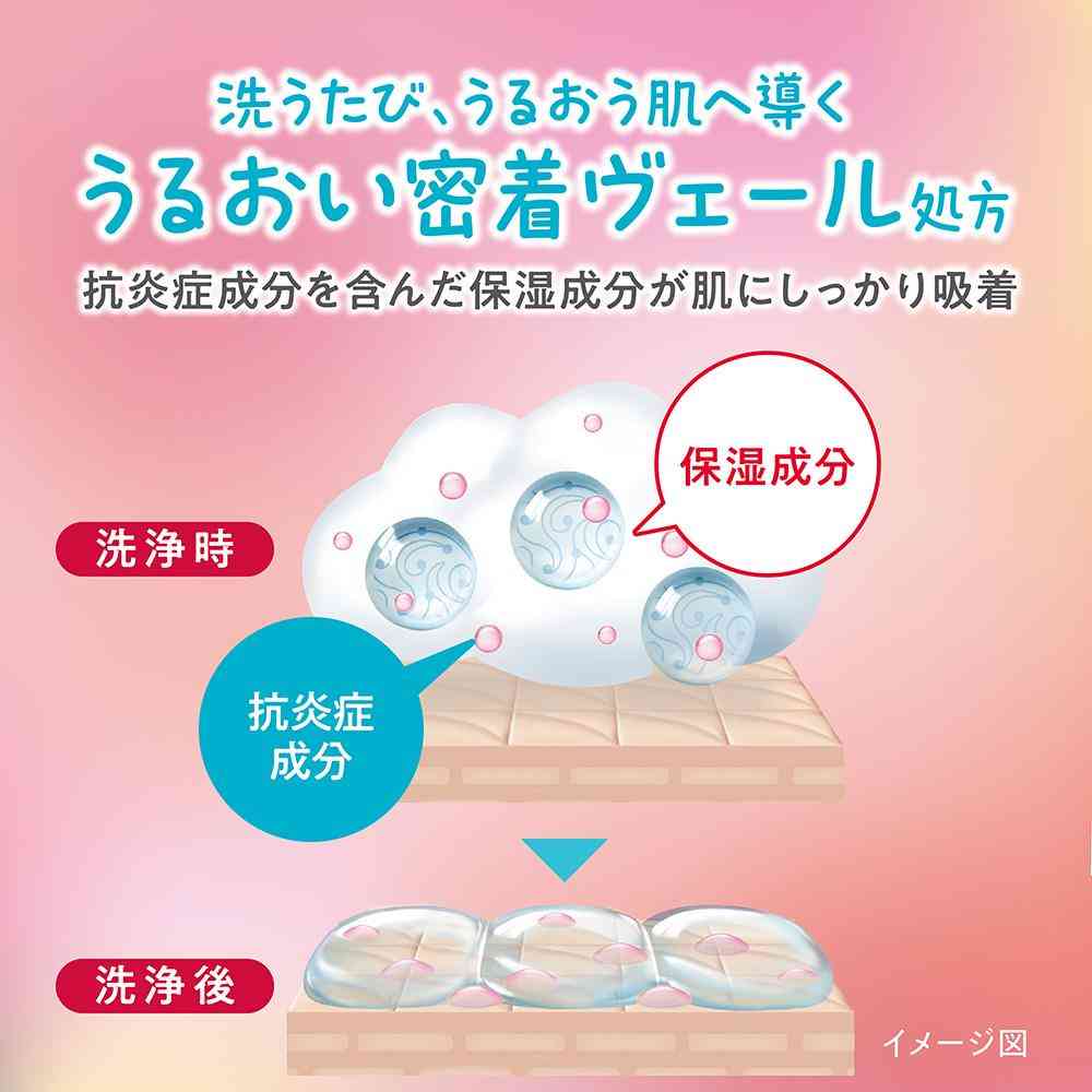 【医薬部外品】ライオン hadakara 薬用 ピュアマイルド モイストボディケアソープ 本体 540ml - Image 4