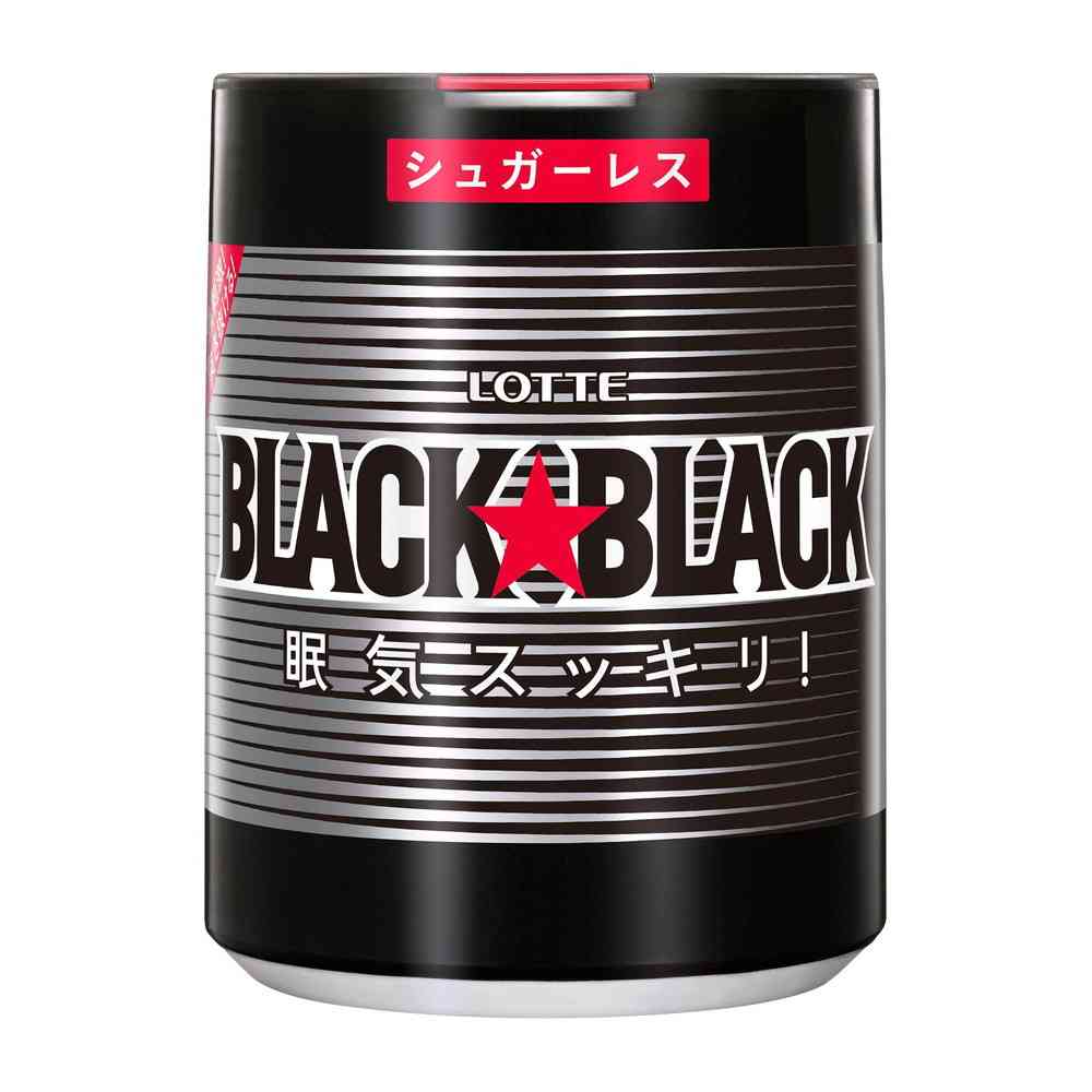 ◆ロッテ ブラックブラック 粒 ワンプッシュボトル 133g