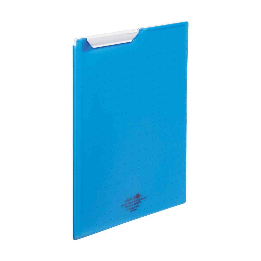リヒトラブ AQUA DROPs クリップファイル A4 青 1冊