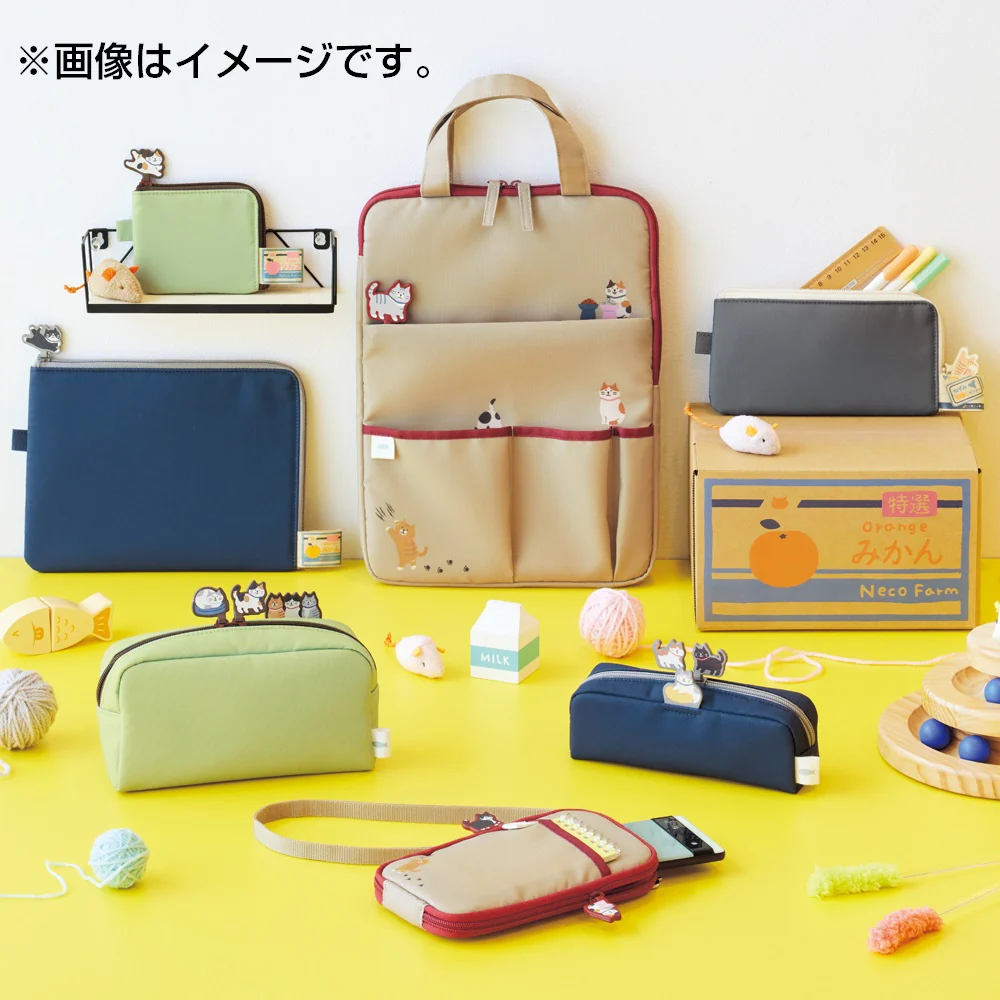 にゃんシーン キャリングスリーブ  チャコールブラック  1個 - Image 6