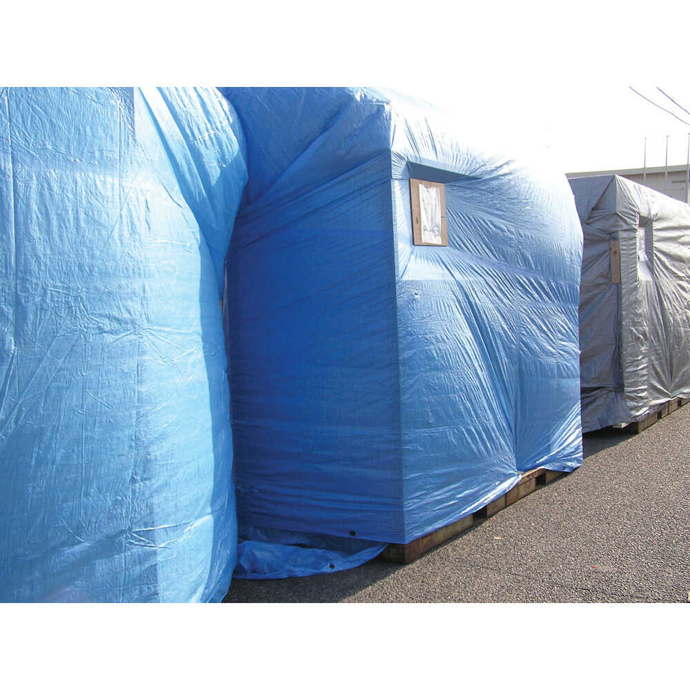 ＃3000ブルーシート大畳み 10.0m×10.0m （2枚入）【直送品】 返品・キャンセル・他商品と同時購入は不可 - Image 3