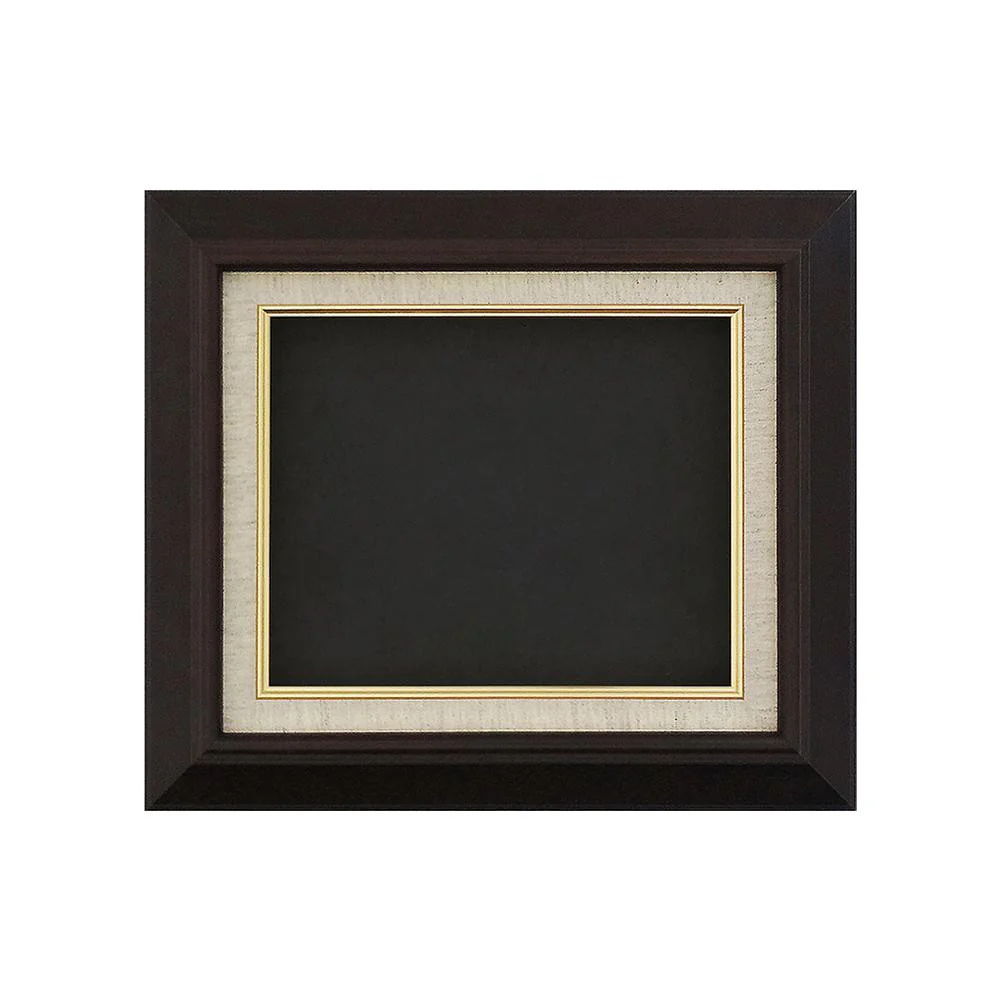 油縁(油絵額) KL-02 F3 ブラウン 【直送品】 返品・キャンセル・他商品と同時購入は不可