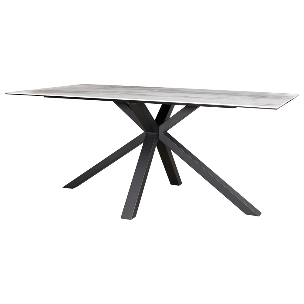 ダイニングテーブル Brescia ホワイトクォーツ165 【直送品】 返品・キャンセル・他商品と同時購入は不可