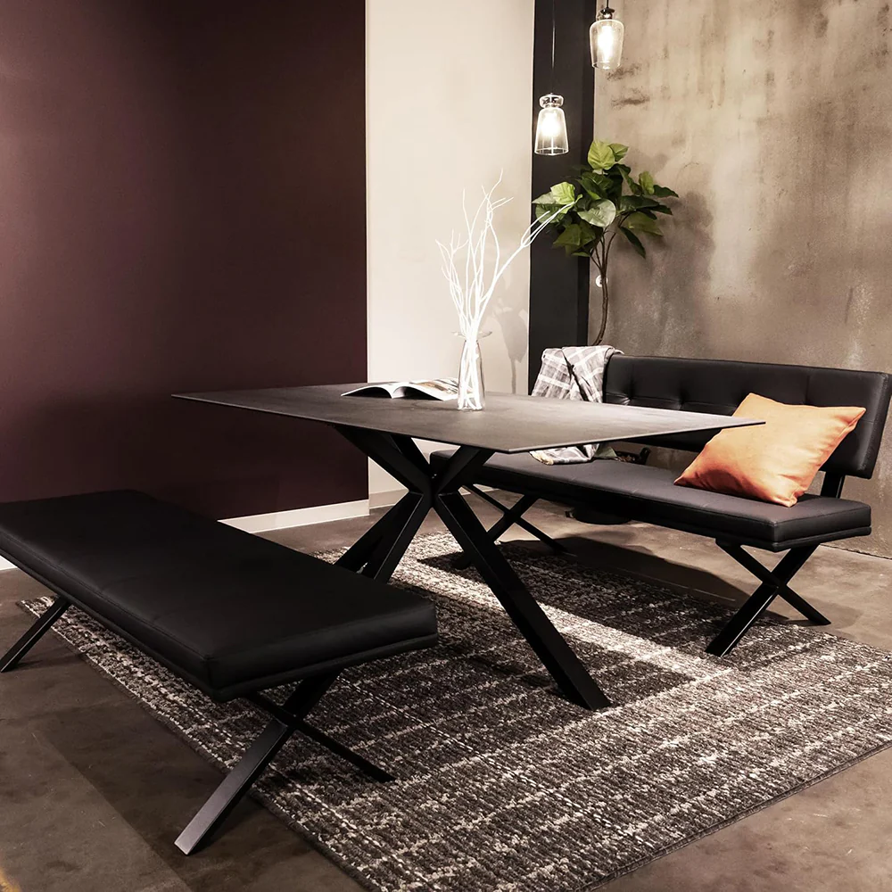 ダイニングテーブル Brescia ホワイトクォーツ165 【直送品】 返品・キャンセル・他商品と同時購入は不可 - Image 2