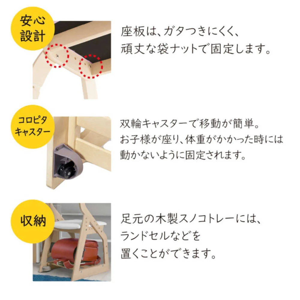 4ステップチェア 木製チェア ウォルナット×ネイビー PVC 【直送品】 返品・キャンセル・他商品と同時購入は不可 - Image 2